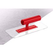 ЗУБР 220 х 90 мм, закругленная, прозрачная, штукатурная пластиковая гладилка (0810-1)