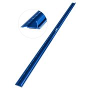 ЗУБР 1,5 м, Усиленная алюминиевая линейка со стальной направляющей, Профессионал (34382-150)