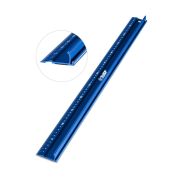 ЗУБР 0,6 м, Усиленная алюминиевая линейка со стальной направляющей, Профессионал (34382-60)