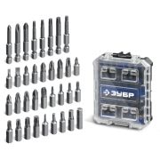 ЗУБР Профи 35 предм., система стыковки Z-БОКС, набор бит, Профессионал (26394-H35)