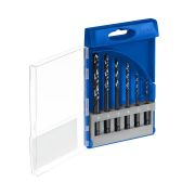 ЗУБР НЕХ-1/4″, 6 шт, набор сверл по металлу для винтовёртов и шуруповертов IMPACT READY (29623-H6)