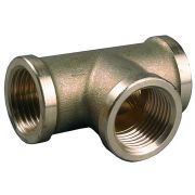 GENERAL FITTINGS внутренняя резьба 1″, латунь, тройник (51055-1)