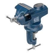 Тиски слесарные, настольные, поворотные, ширина рабочих губок 65 мм, наковальня Сибртех