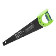 Ножовка по дереву «Зубец», 350 мм, 7-8 TPI, каленый зуб 2D, защитное покрытие, двухкомпонентная рукоятка Сибртех