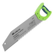 Ножовка по дереву «Зубец», 400 мм, шаг зуба 10 мм, каленый зуб 2D, двухкомпонентная рукоятка Сибртех