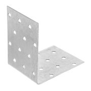 Крепежный уголок равносторонний 2 мм, KUR 80 х 80 х 60 мм Сибртех