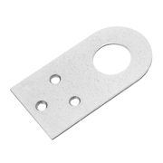 Проушина прямая, 2 мм, 75 х 40 мм, цинк Сибртех
