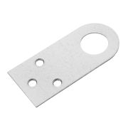 Проушина прямая, 2 мм, 90 х 40 мм, цинк Сибртех