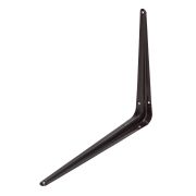 Кронштейн угловой с ребром, 250 х 300 мм, коричневый Сибртех