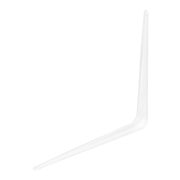 Кронштейн угловой с ребром, 400 х 450 мм, белый Сибртех