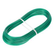 Трос металлополимерный зеленый ПР-2.5, толщина 2.5 мм, моток 20 метров Сибртех