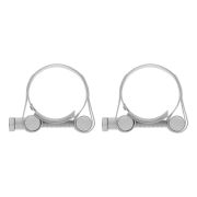 Хомуты металлические, силовые 36-39 мм, ширина 20 мм, шарнирный, W1, 2 шт Сибртех