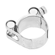 Хомуты металлические, силовые 29-31 мм, ширина 20 мм, шарнирный, W1, 2 шт Сибртех