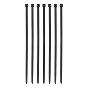 Хомуты, 300 х 8 мм, пластиковые, черные, 100 шт Сибртех