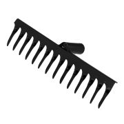 Грабли стальные, 300 мм, 14 витых зубьев, без черенка, Сибртех