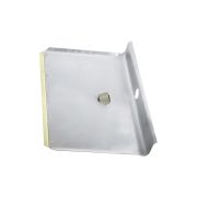 Лопата для уборки снега тротуарная, алюминиевая, 400 х 400 мм, без черенка, Сибртех