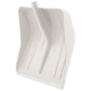 Лопата для уборки снега пластиковая, белая, 420 х 425 мм, без черенка, Сибртех