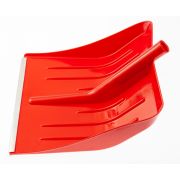 Лопата для уборки снега пластиковая, красная, 400 х 420 мм, без черенка, Сибртех