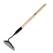 Мотыга стальная, 170 х 60 х 710 мм, деревянный черенок, Сибртех
