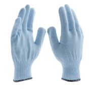 Перчатки трикотажные, акрил, цвет зенит, оверлок Сибртех