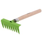 Грабли витые 8 - зубые, 160 х 390 мм, стальные, деревянная рукоятка, Агроном, Сибртех