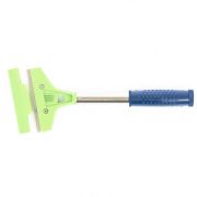 Скребок, фиксированное лезвие, 100 мм, металлическая обрезиненная ручка, 300 мм Сибртех