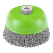 Щетка для УШМ, 125 мм, М14, «чашка», витая проволока Сибртех