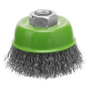 Щетка для УШМ, 65 мм, М14, «чашка», витая проволока 0.3 мм Сибртех