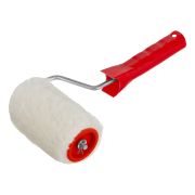 Валик «Натуральный мех», в сборе, 100 мм, D 48 мм, D ручки 6 мм, крепление шплинтом Сибртех