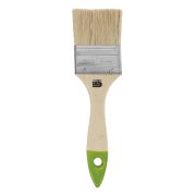 Кисть плоская 50 мм, натуральная щетина, деревянная ручка Сибртех