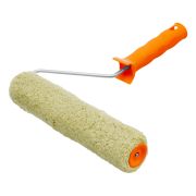 Валик «Фасадные работы», 250 мм, ворс 18 мм, D 36 мм, D ручки - 6 мм, полиакрил, полиэстер Сибртех