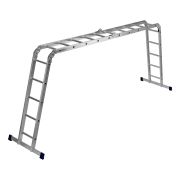 Лестница шарнирная алюминиевая, 4 х 5 ступеней, Сибртех