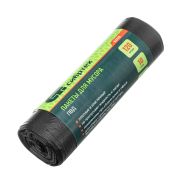 Пакеты для мусора 120 л x 10 шт, пвд, короткий ролик, тип дна «Звезда» Сибртех