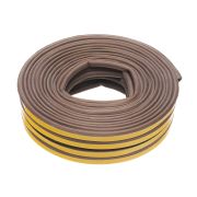 Уплотнитель, 24 м, профиль «P», коричневый Сибртех