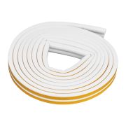 Уплотнитель, 6 м, профиль «D», белый Сибртех