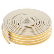 Уплотнитель, 6 м, профиль «P», белый Сибртех