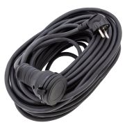 Удлинитель силовой 20 м, 16 А, тип УХз16, КГ 3 x 1.5 мм, 1 розетка, Сибртех