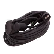 Удлинитель силовой 10 м, 16 А, тип УХз16, КГ 3 x 2.5 мм, 1 розетка, Сибртех