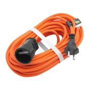 Удлинитель-шнур силовой 15 м, 10A, тип УХ10, 1 розетка, Сибртех