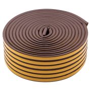 Уплотнитель резиновый, 24 м, профиль «P», коричневый Сибртех