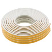 Уплотнитель резиновый, 12 м, профиль «P», белый Сибртех