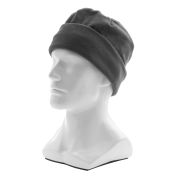 Шапка с отворотом из флиса для взрослых, размер 58-59, серая Сибртех