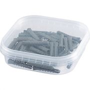 Дюбель, 8 x 40 мм, «Еж» распорный полипропиленовый, 1000 шт Сибртех