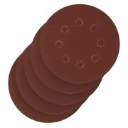 Круг абразивный на ворсовой подложке под «липучку», перфорированный, P 220, 125 мм, 5 шт Сибртех