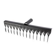 Грабли 14-зубые, 350 мм, с черенком 2с, витые, Сибртех