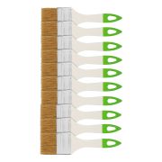 Кисть флейцевая, 50*8, натуральная щетина, пластиковая ручка, 10шт Сибртех