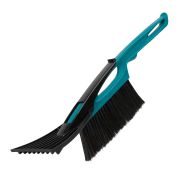 Щетка-сметка для снега со скребком 400 мм, бирюзовая Sparta