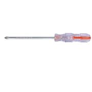 Отвертка Сrystal, PH2 х 100 мм, прозрачная рукоятка, углеродистая сталь Sparta