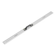 Линейка-уровень, 1000 мм, металлическая, пластмассовая ручка 2 глазка Matrix