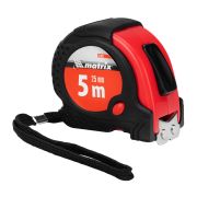 Рулетка Status Magnet fixation,5 м х 25 мм,обрезиненный корпус,зацеп с магнитом Matrix